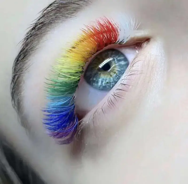 Colored Eyelashes