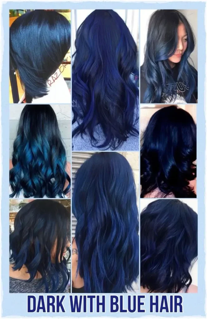 Dark Blue Hair Dye