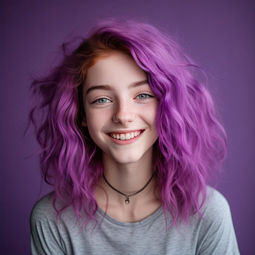 Purple Hair Dye for Dark Hair